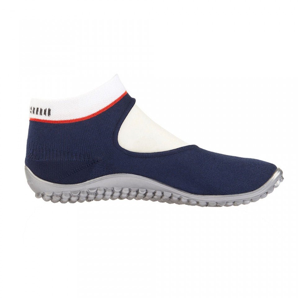Ballerina Blue - with Red & White Band - BarefootHub - UK Barefoot Shoes