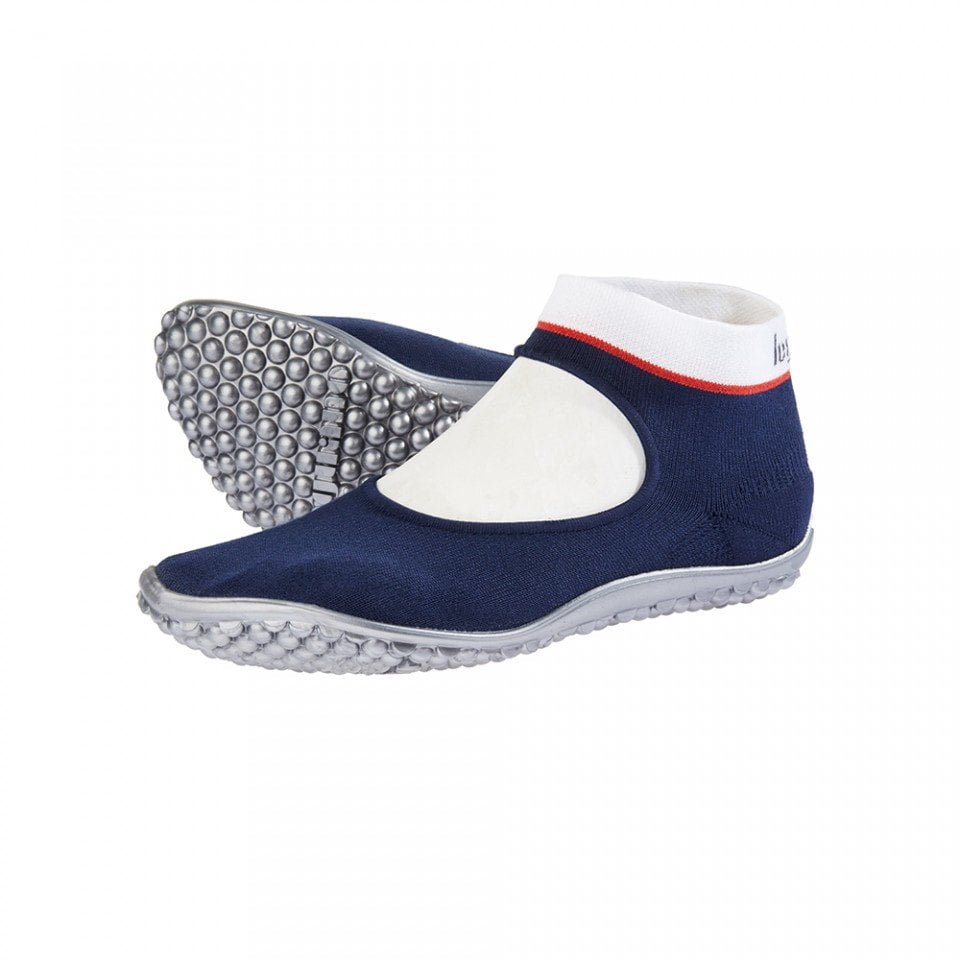 Ballerina Blue - with Red & White Band - BarefootHub - UK Barefoot Shoes