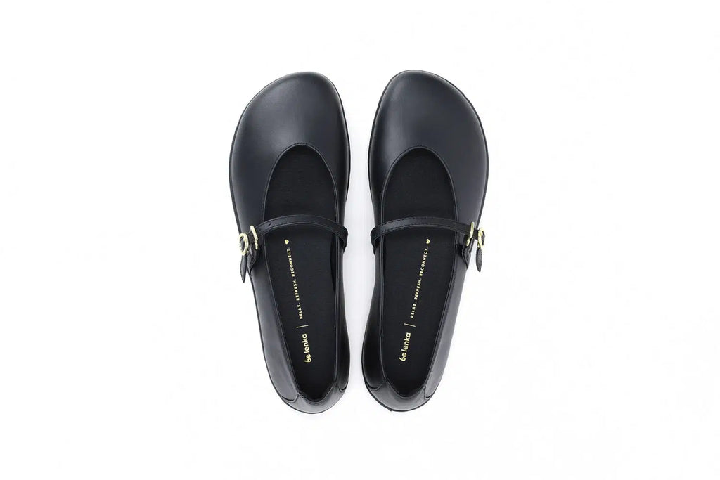 Ballet Flats Be Lenka Amalea - All Black - BarefootHub - UK Barefoot Shoes