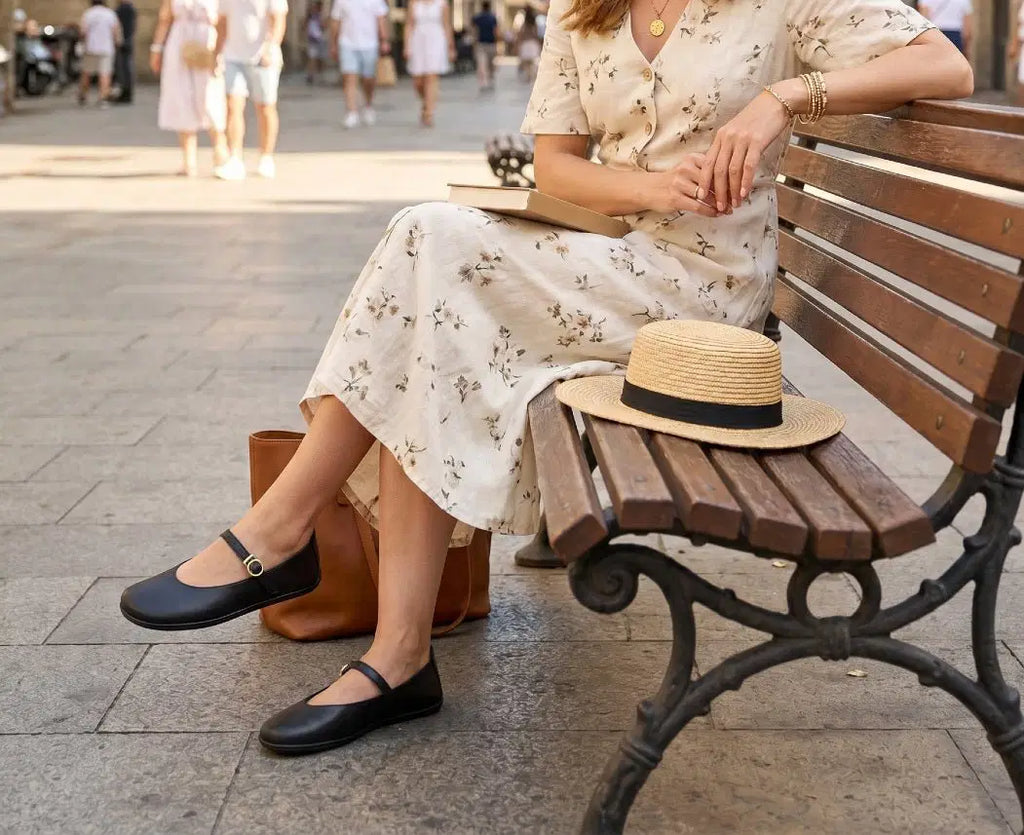 Ballet Flats Be Lenka Amalea - All Black - BarefootHub - UK Barefoot Shoes