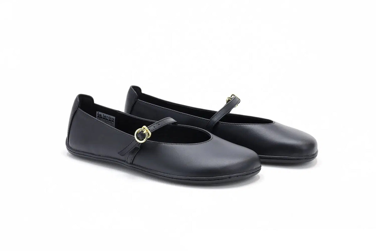 Ballet Flats Be Lenka Amalea - All Black - BarefootHub - UK Barefoot Shoes
