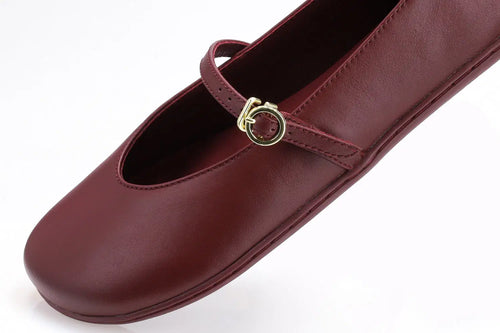 Ballet Flats Be Lenka Amalea - Burgundy - BarefootHub - UK Barefoot Shoes