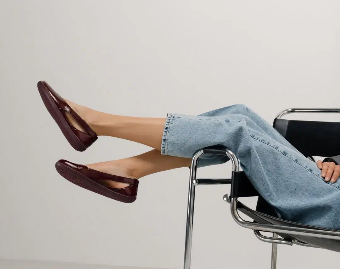 Ballet Flats Be Lenka Bellissima 3.0 - Burgundy - BarefootHub - UK Barefoot Shoes