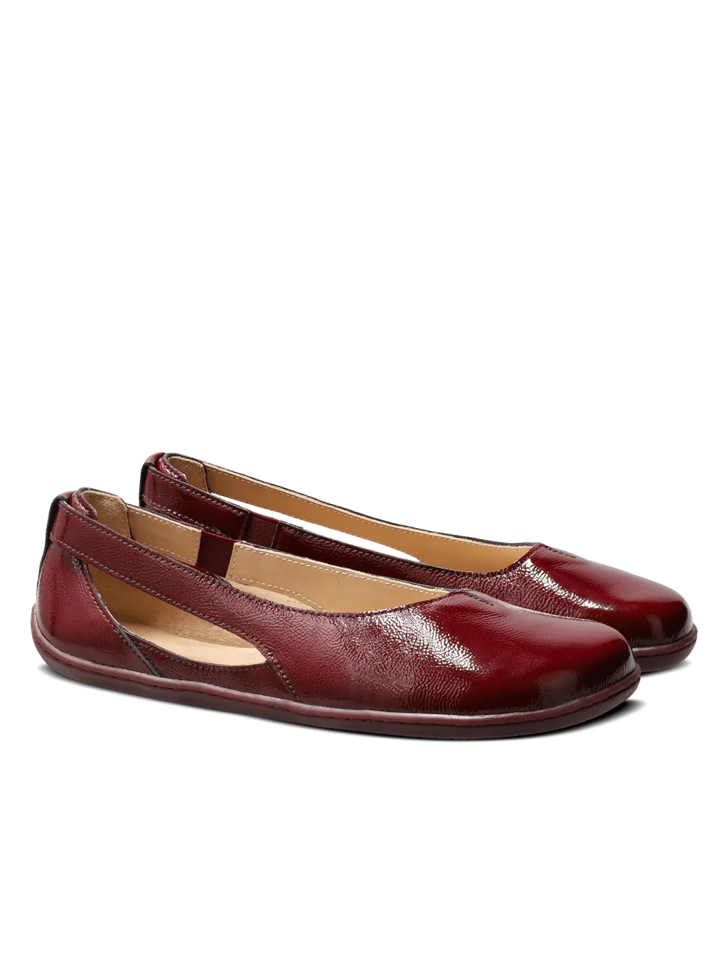 Ballet Flats Be Lenka Bellissima 3.0 - Burgundy - BarefootHub - UK Barefoot Shoes