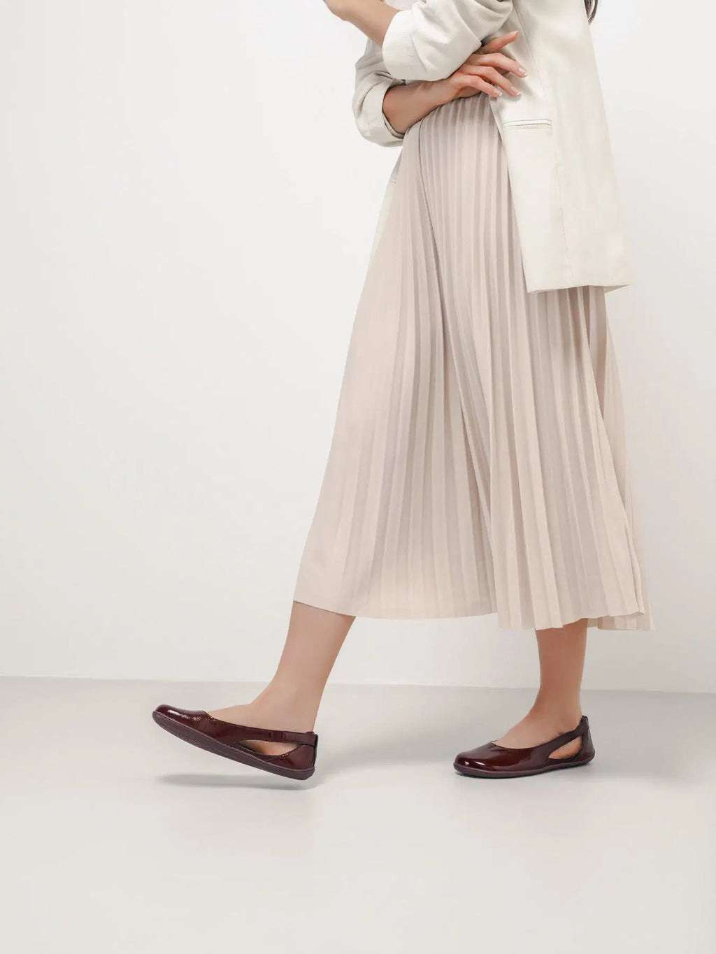 Ballet Flats Be Lenka Bellissima 3.0 - Burgundy - BarefootHub - UK Barefoot Shoes