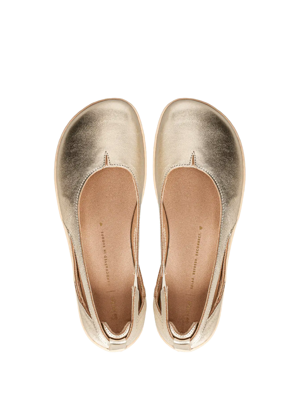 Ballet Flats Be Lenka Bellissima 3.0 - Gold - BarefootHub - UK Barefoot Shoes