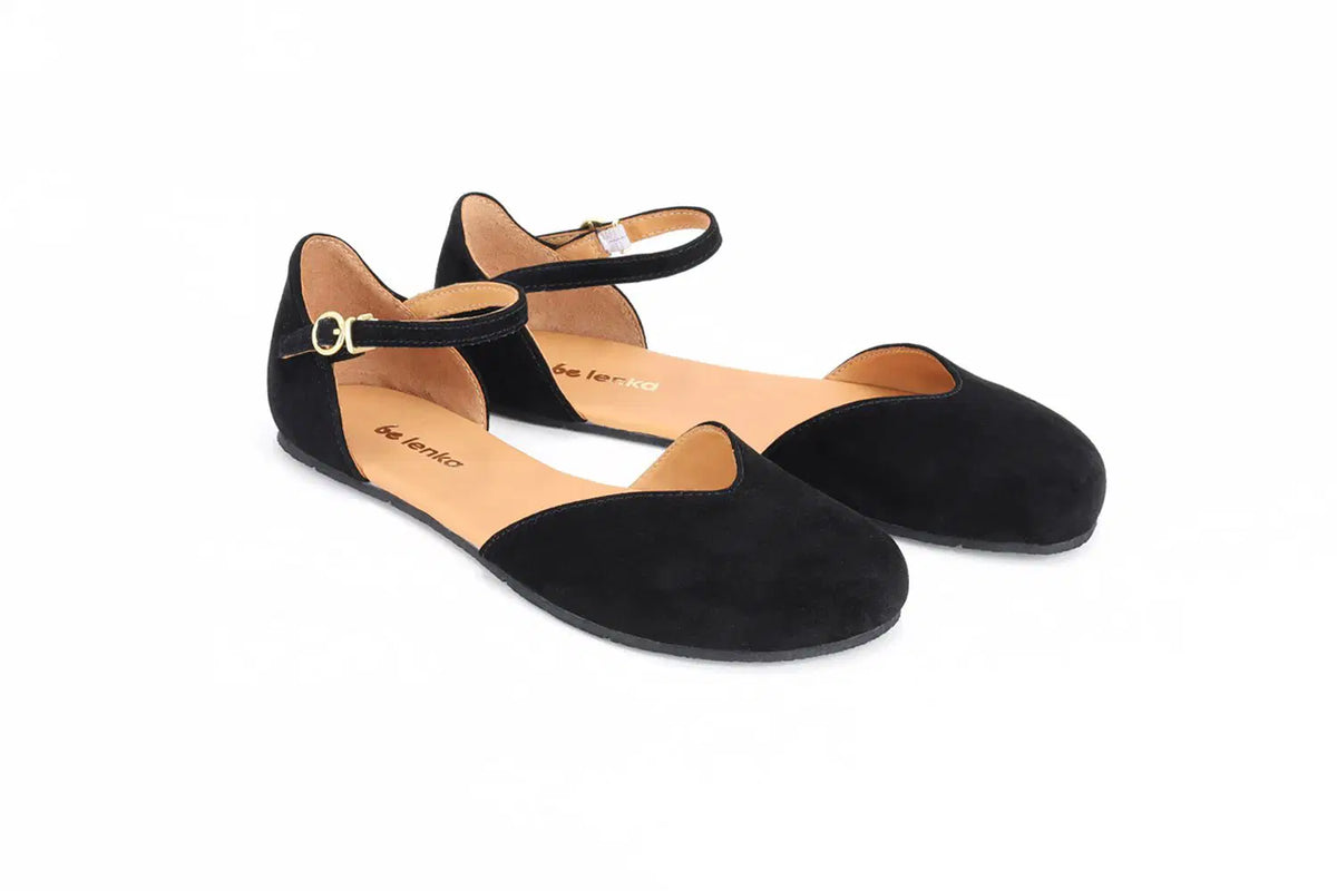 Ballet Flats Be Lenka Lilea - Matt Black - BarefootHub - UK Barefoot Shoes