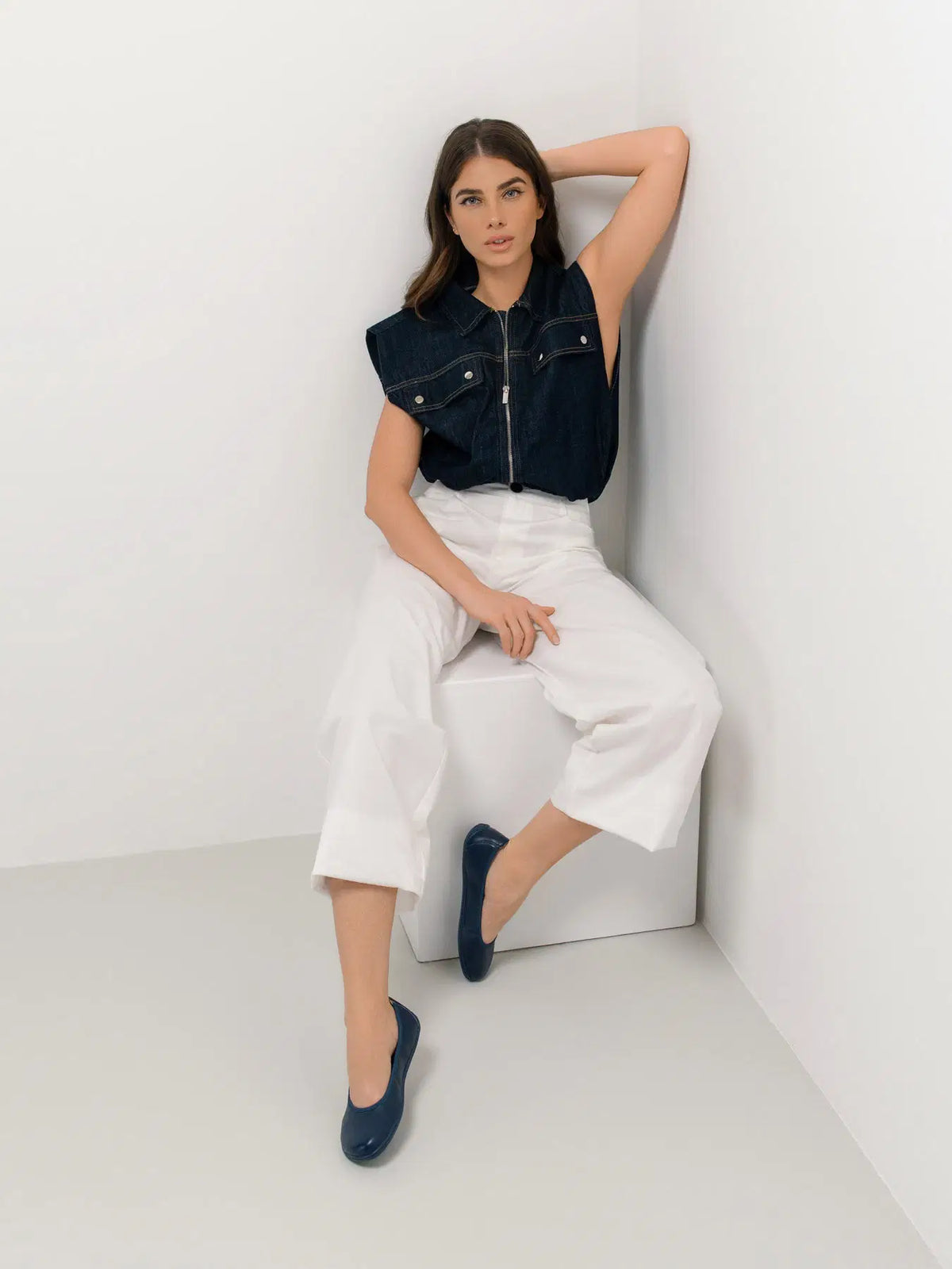 Ballet Flats Be Lenka Sophelia - Navy Blue - BarefootHub - UK Barefoot Shoes