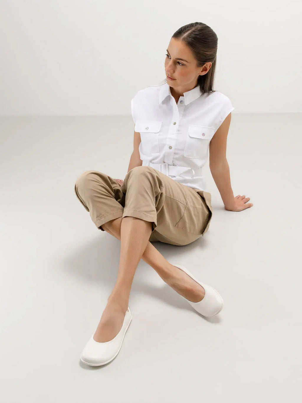 Ballet Flats Be Lenka Sophelia - Off - White - BarefootHub - UK Barefoot Shoes