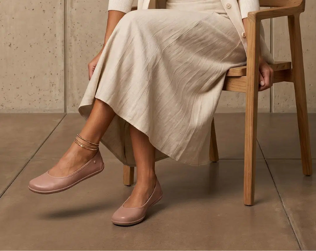 Ballet Flats Be Lenka Sophelia - Powder - BarefootHub - UK Barefoot Shoes