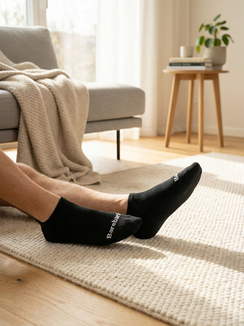 Barebarics - Barfußsocken - Kurzschaft - Schwarz