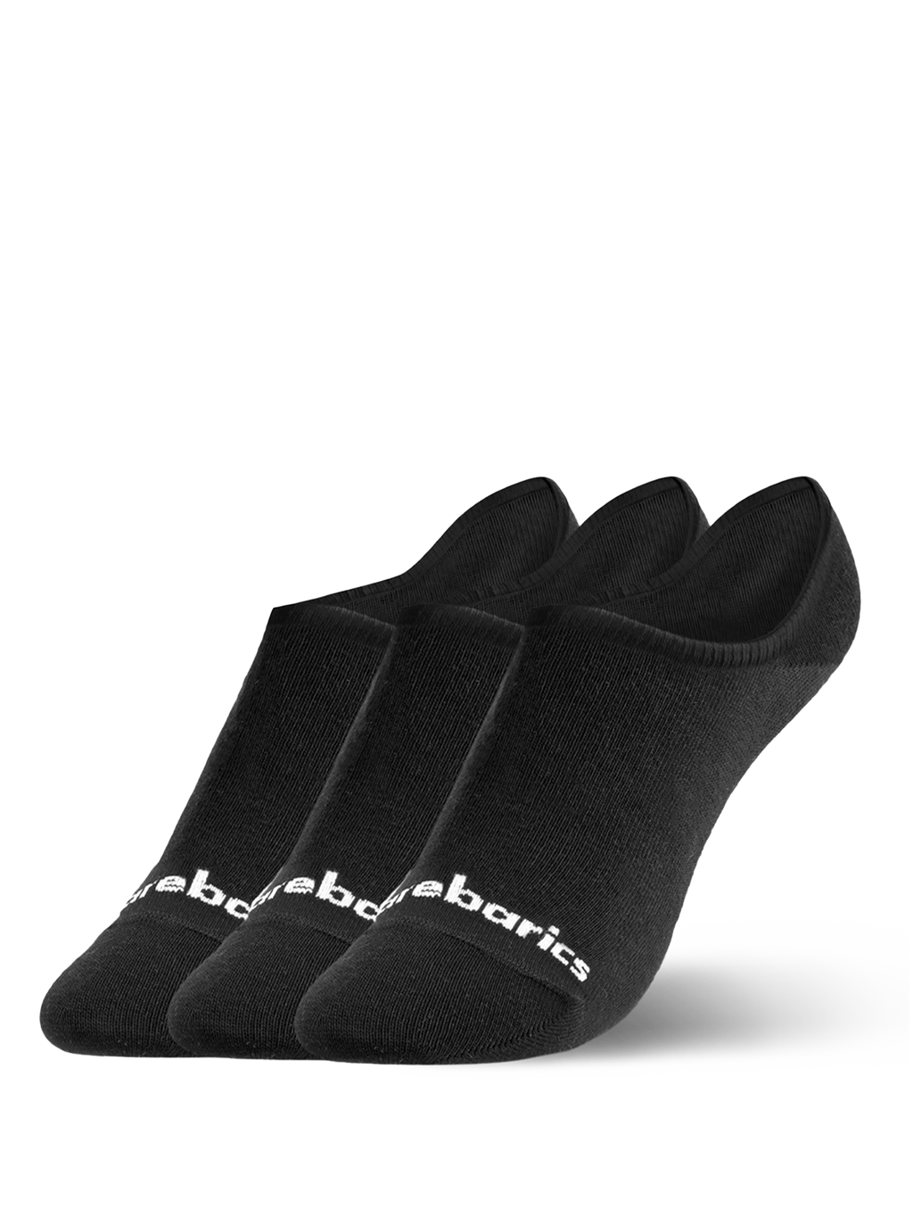 Barebarics - Barfußsocken - No-Show - Schwarz - 3er-Pack