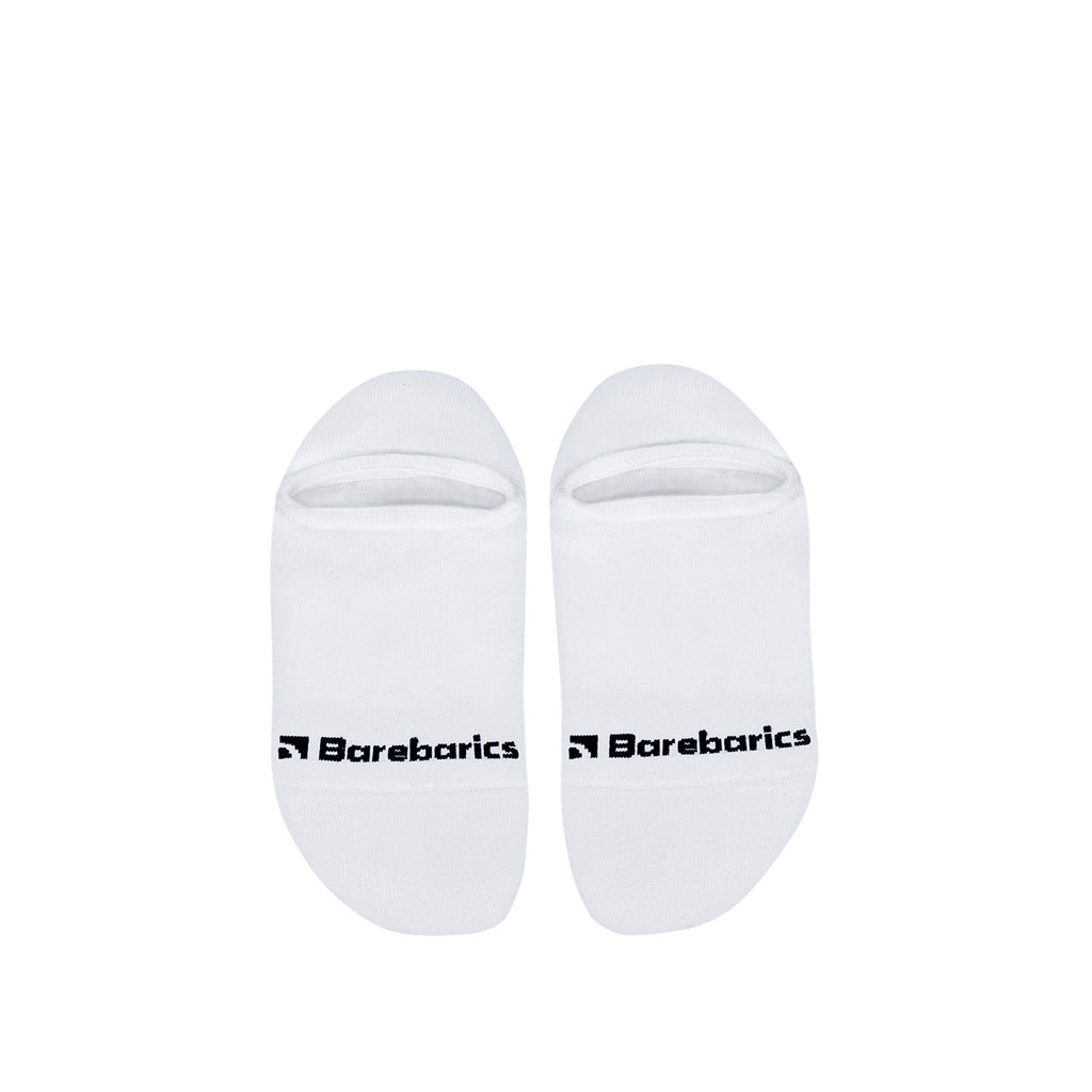 Barebarics - Barfußsocken - Füßlinge - Weiß - 3er-Pack