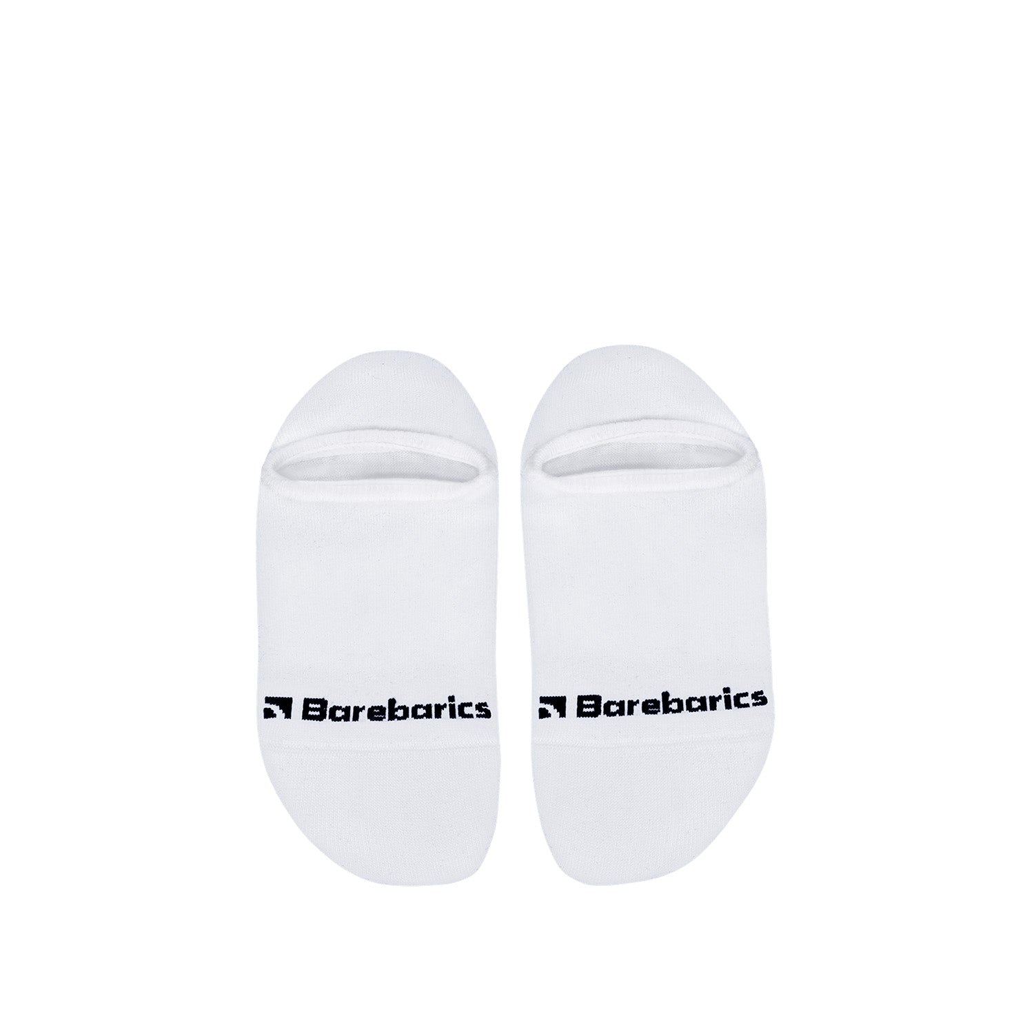 Barebarics - Barfußsocken - Füßlinge - Weiß - 3er-Pack