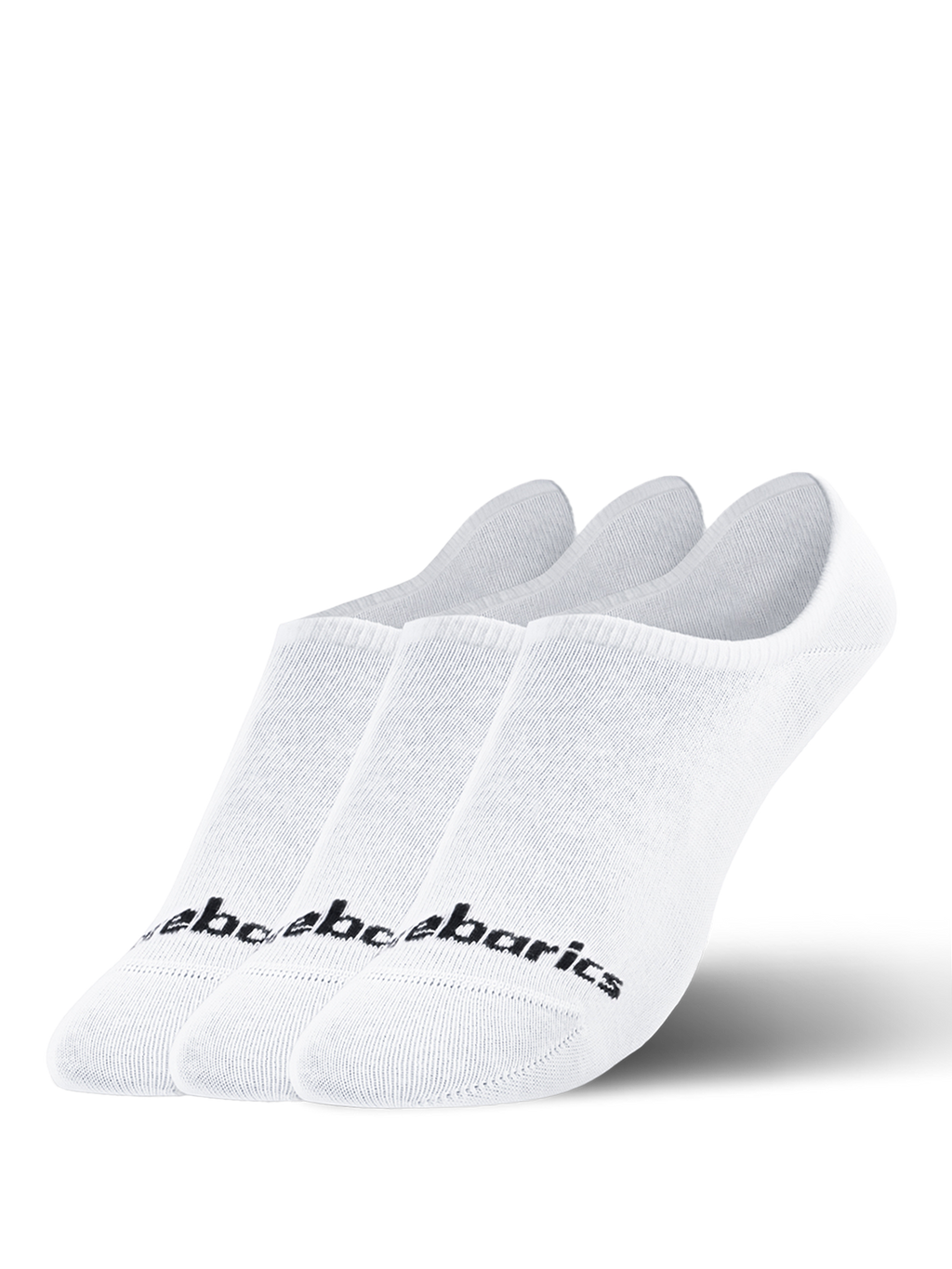 Barebarics - Barfußsocken - Füßlinge - Weiß - 3er-Pack
