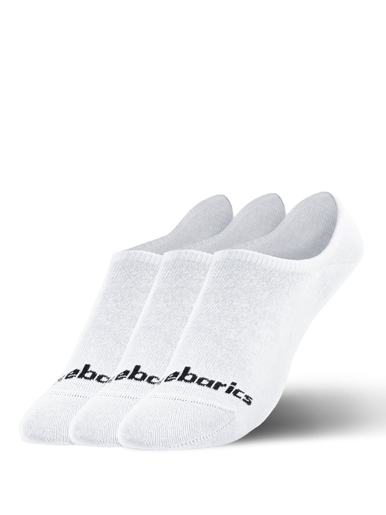 Barebarics - Barfußsocken - Füßlinge - Weiß - 3er-Pack
