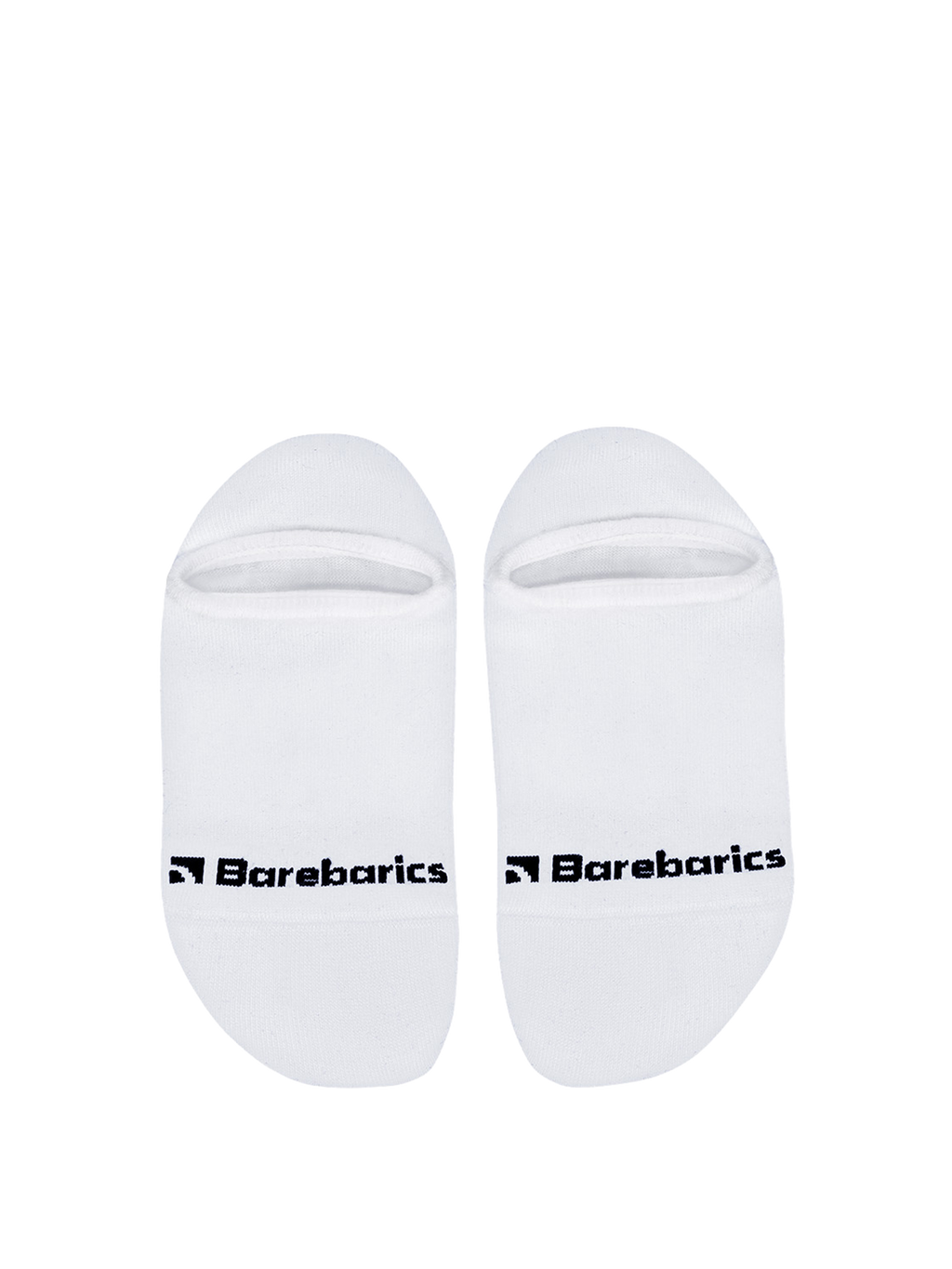 Barebarics - Barfußsocken - Füßlinge - Weiß - 3er-Pack