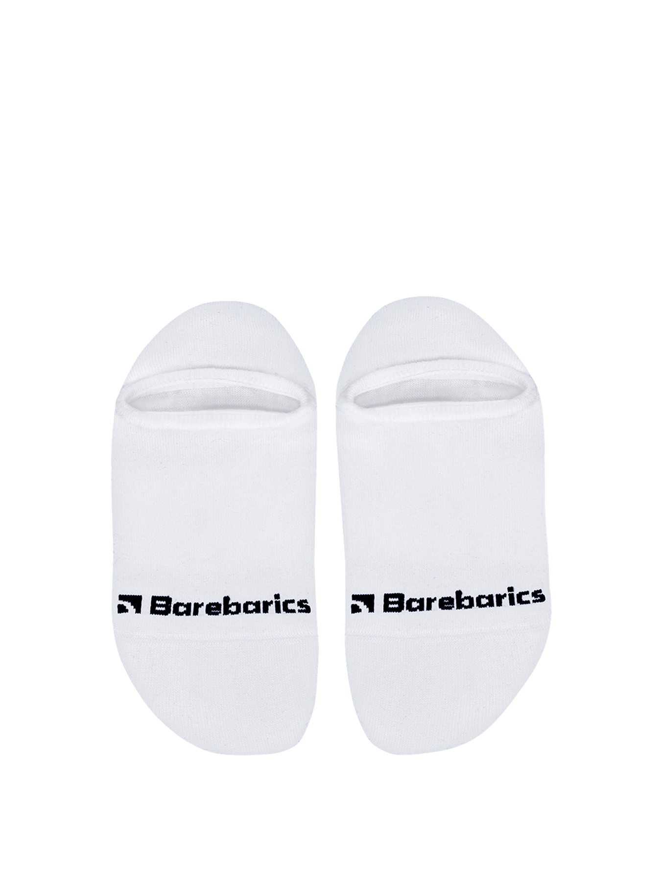 Barebarics - Barfußsocken - Füßlinge - Weiß - 3er-Pack