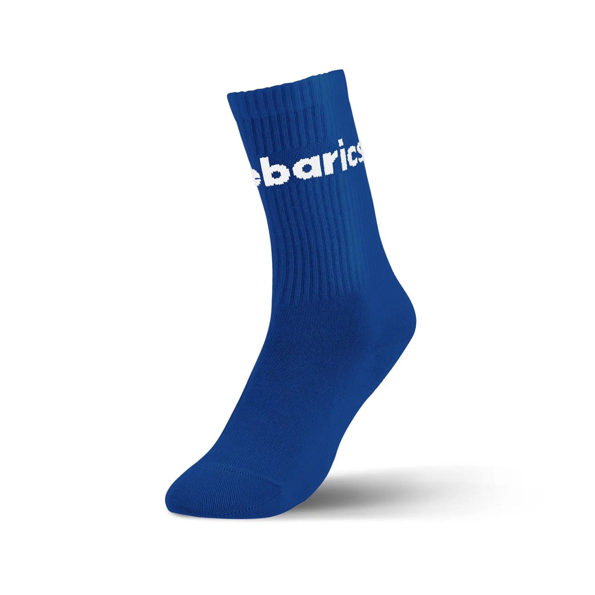 Barebarics - Barefoot Socks - Crew - Blue - Big logo - 3 pack - BarefootHub - UK Barefoot Shoes
