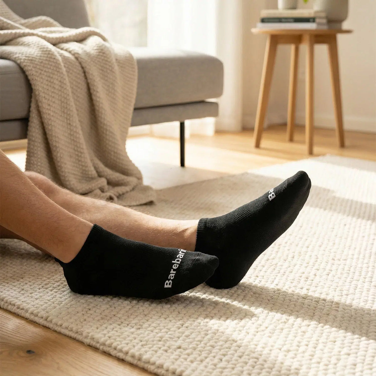 Barebarics - Barefoot Socks - Low-cut - Black - 3 pack - BarefootHub - UK Barefoot Shoes