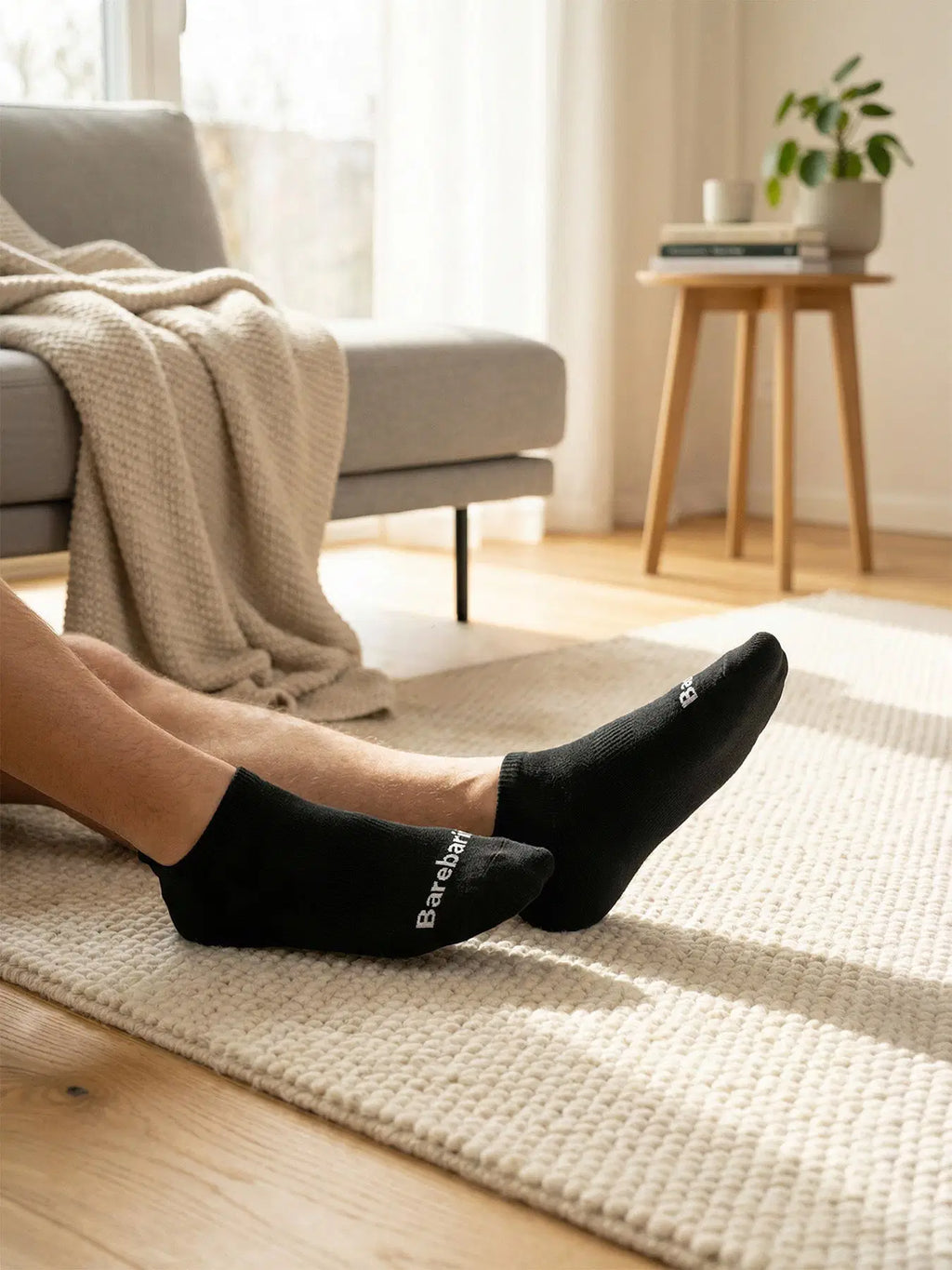 Barebarics - Barefoot Socks - Low-cut - Black - 3 pack - BarefootHub - UK Barefoot Shoes