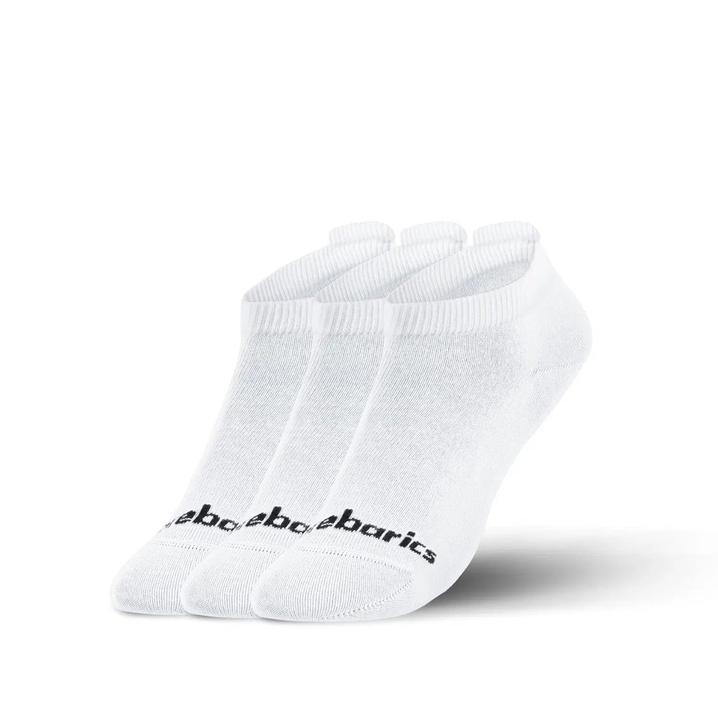 Barebarics - Barefoot Socks - Low-cut - White - 3 pack - BarefootHub - UK Barefoot Shoes