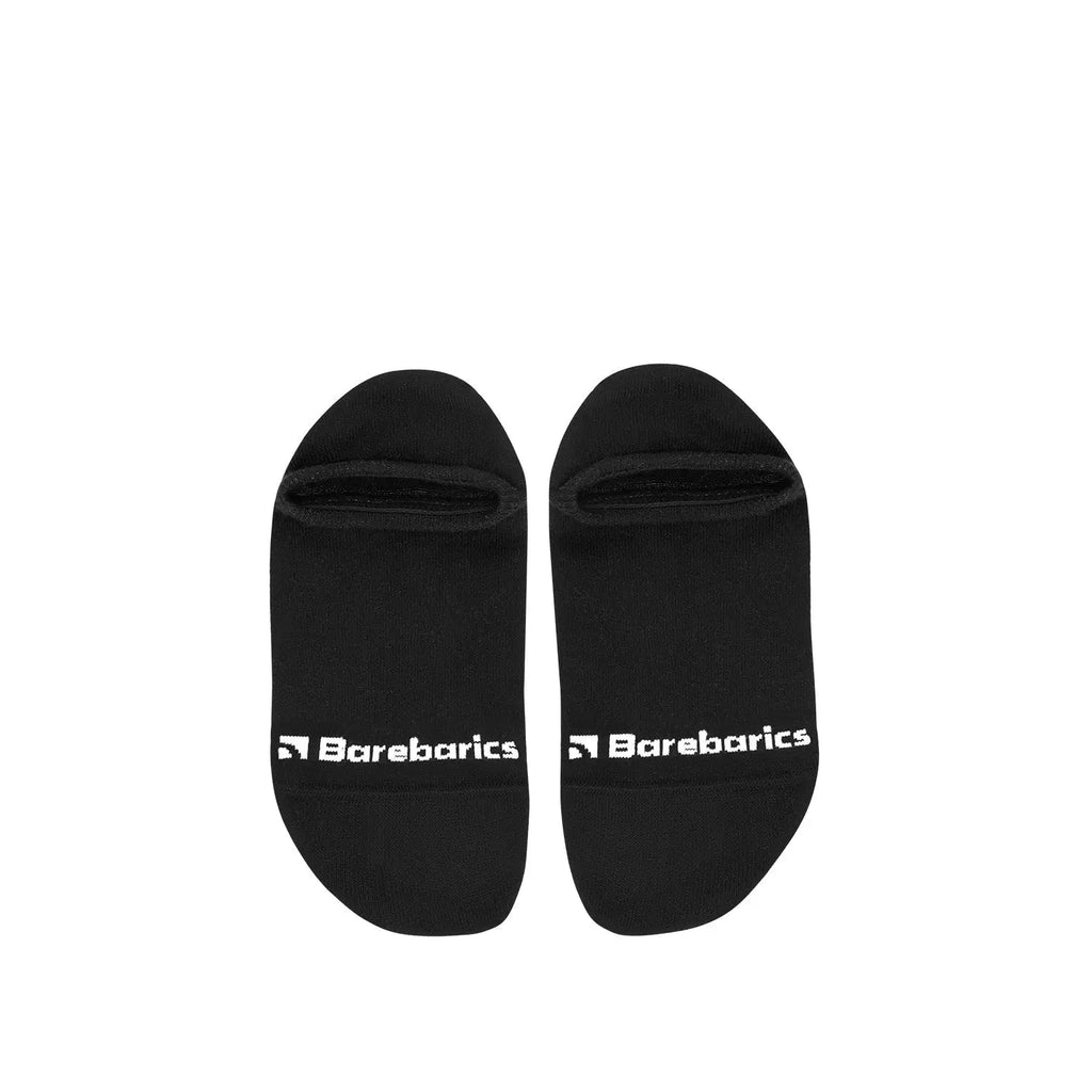 Barebarics - Barefoot Socks - No-Show - Black - 3 pack - BarefootHub - UK Barefoot Shoes
