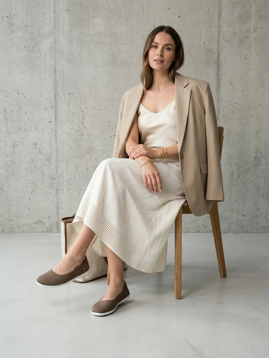 Ballerinas Be Lenka Delight - Biscuit Brown