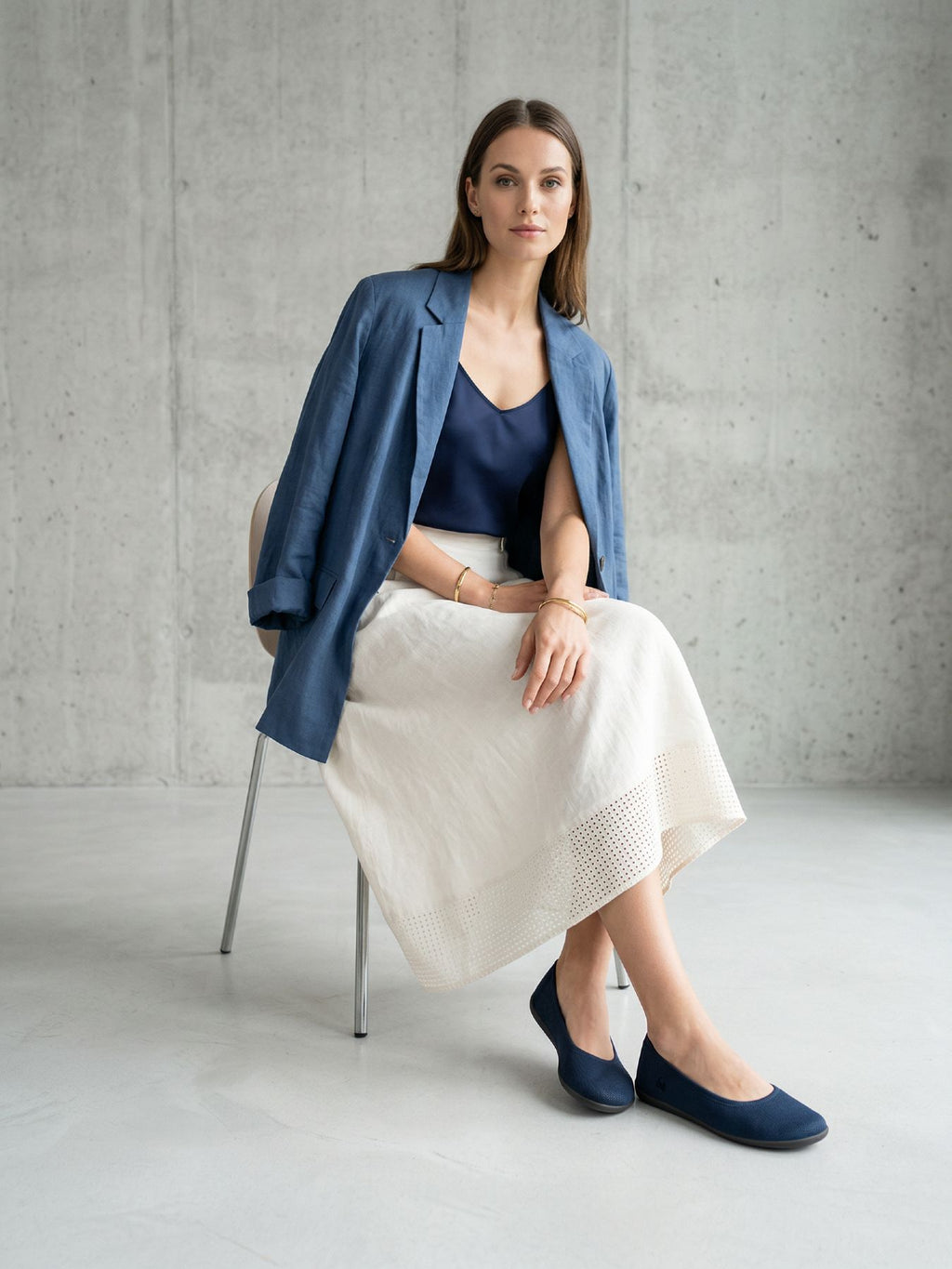 Ballerinas Be Lenka Delight - Navy & Schwarz