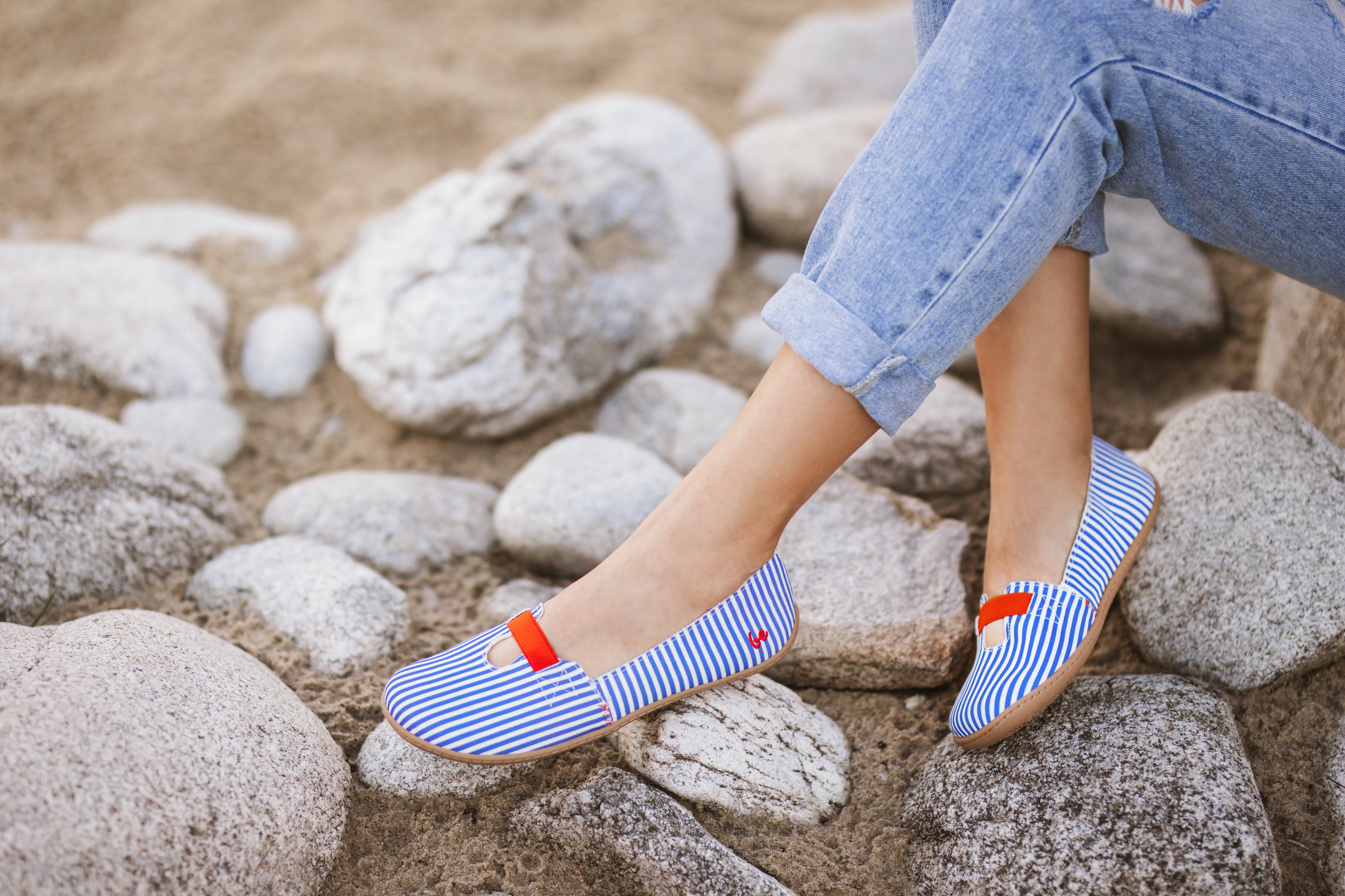Ballet Flats Be Lenka - Harmony - Blue Stripes