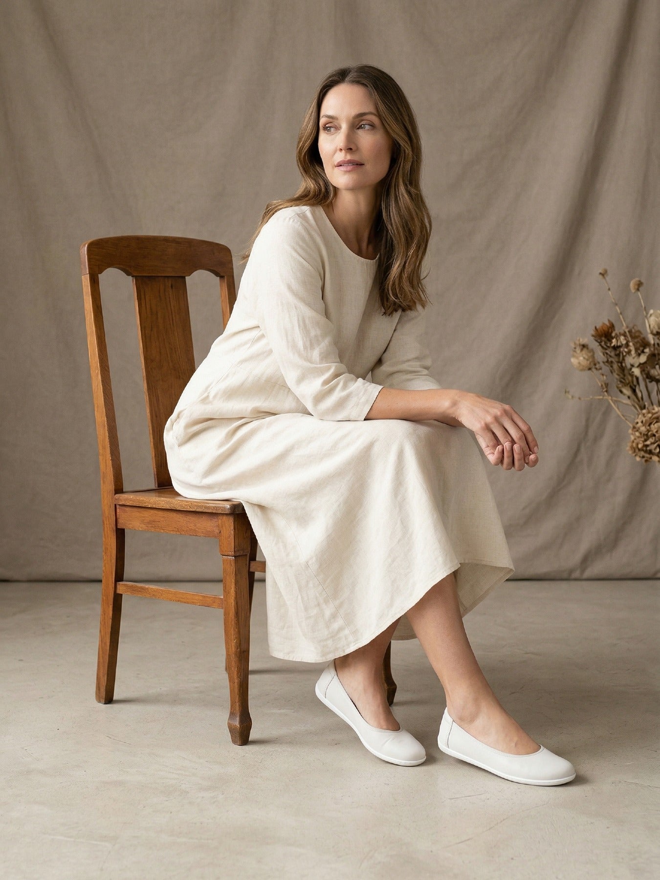 Ballet Flats Be Lenka Sophie - Kreideweiß