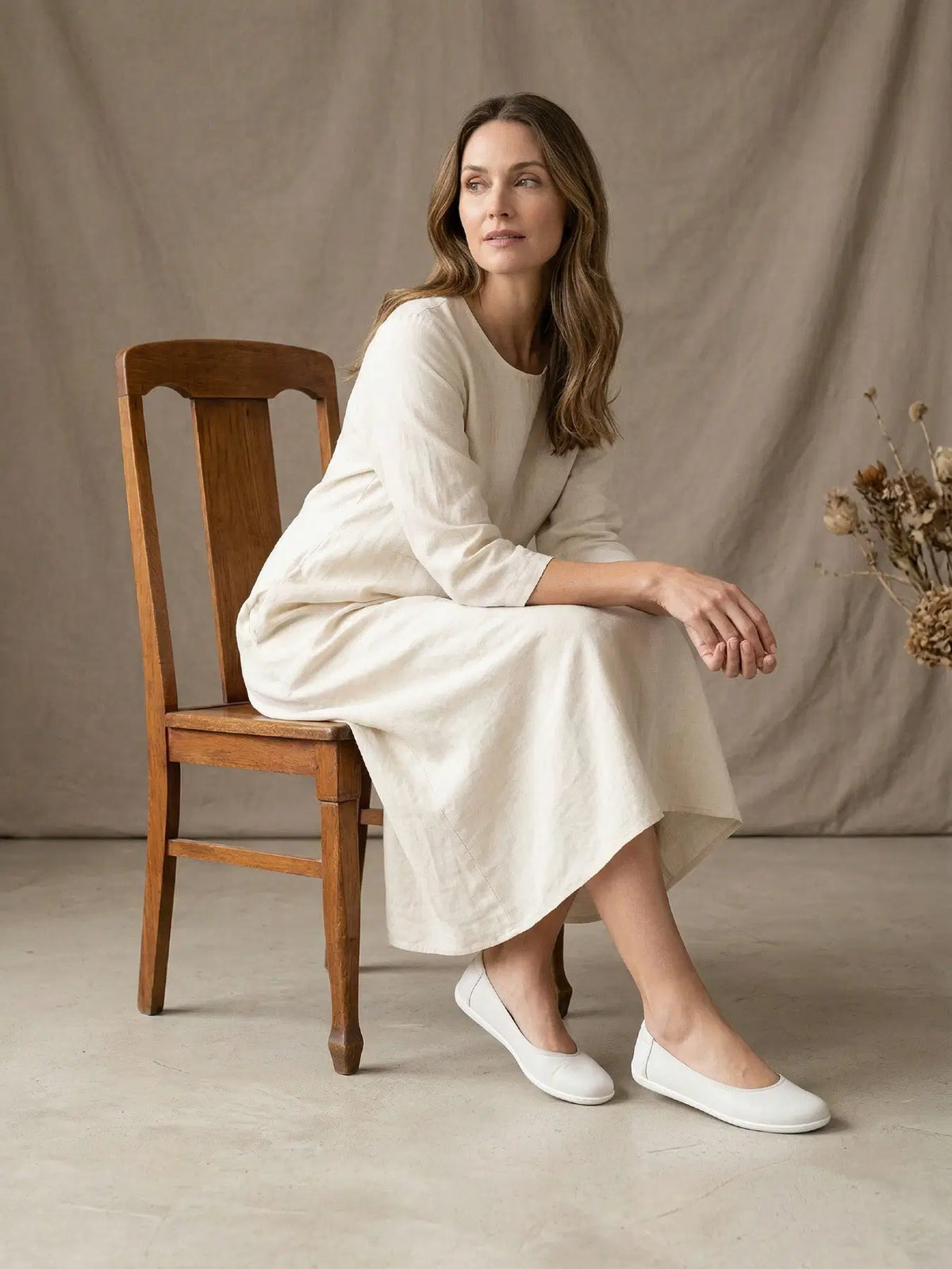 Ballet Flats Be Lenka Sophie - Kreideweiß