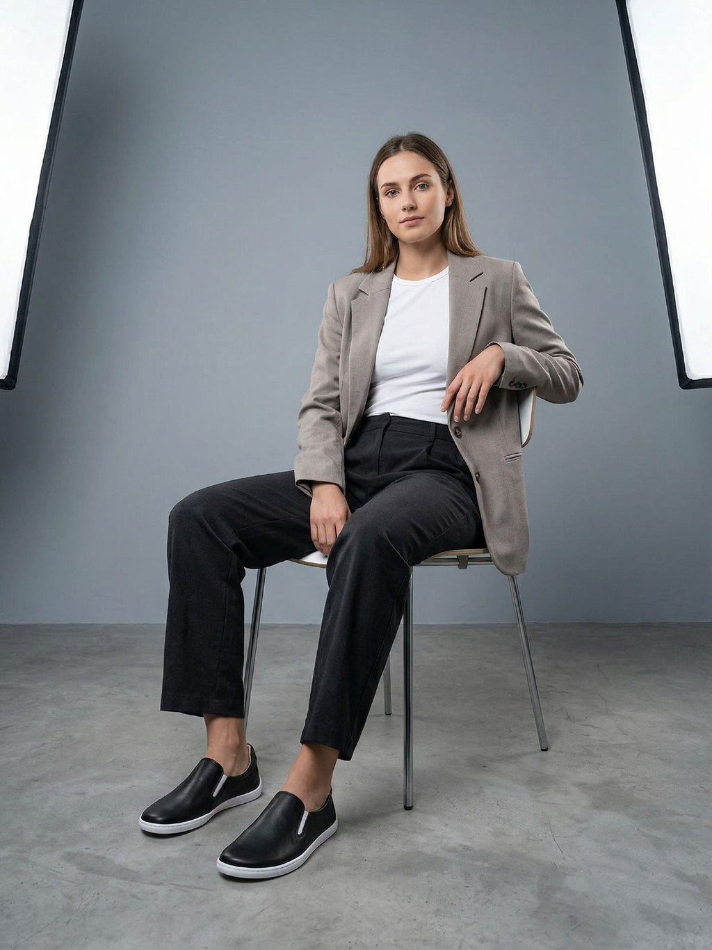 Barfuß-Sneaker - Be Lenka Eazy Neo - Schwarz & Weiß