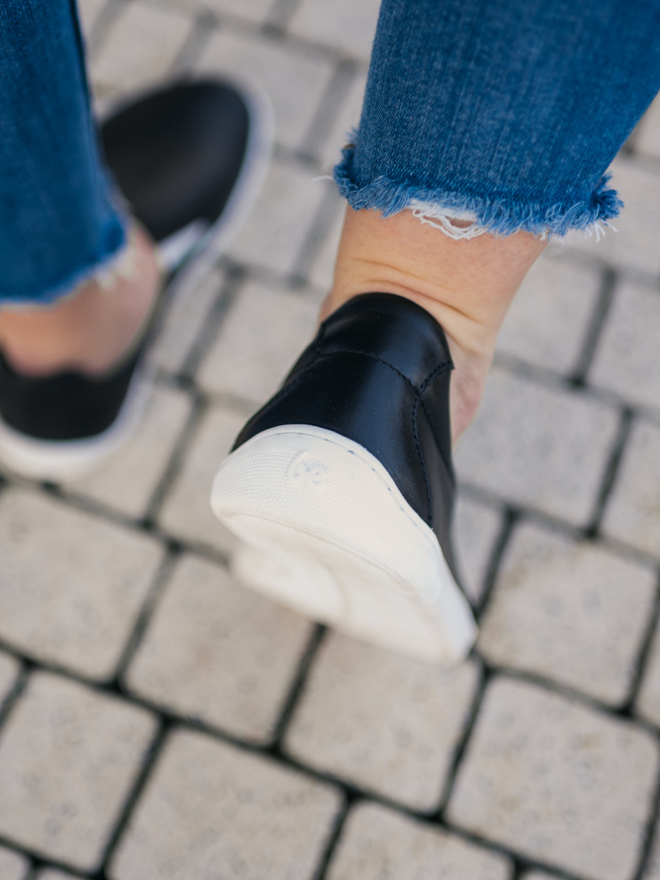 Barfuß-Sneaker - Be Lenka Eazy Neo - Schwarz & Weiß