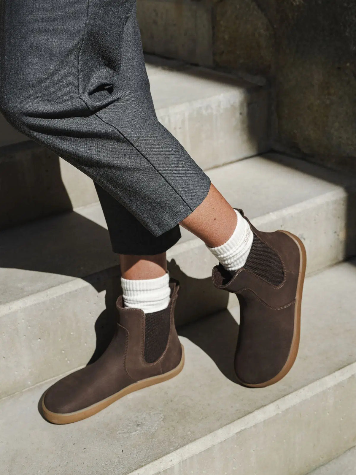 Barefoot Boots Be Lenka Entice Neo - Matt Dark Brown - BarefootHub - UK Barefoot Shoes