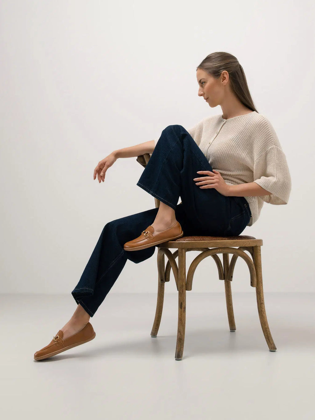 Barefoot Moccasins Be Lenka Divella - Biscuit - BarefootHub - UK Barefoot Shoes