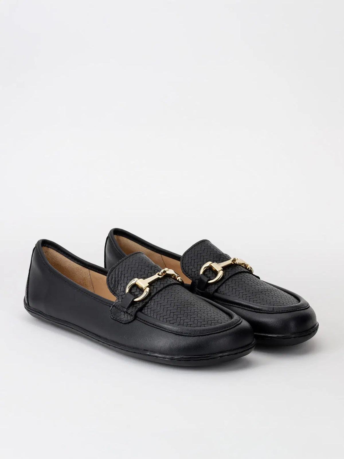 Barefoot Moccasins Be Lenka Divella - Black & Gold - BarefootHub - UK Barefoot Shoes