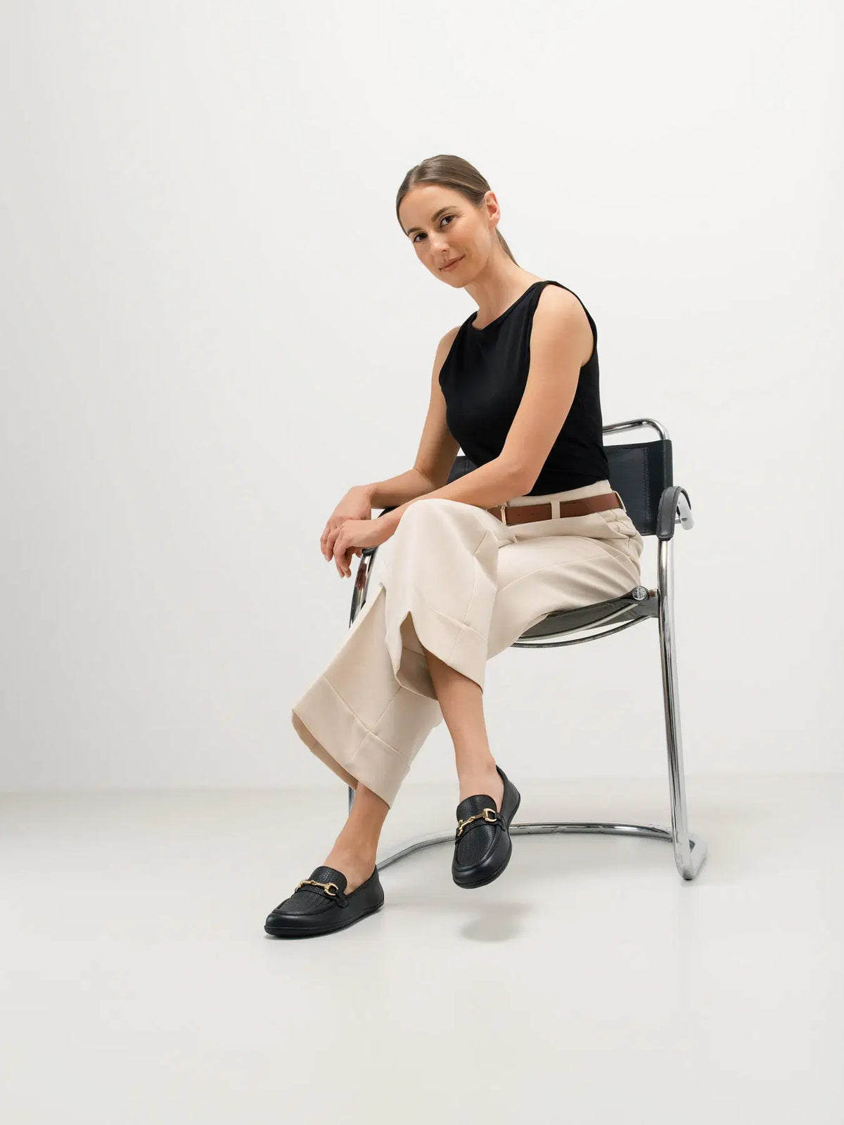 Barefoot Moccasins Be Lenka Divella - Black & Gold - BarefootHub - UK Barefoot Shoes
