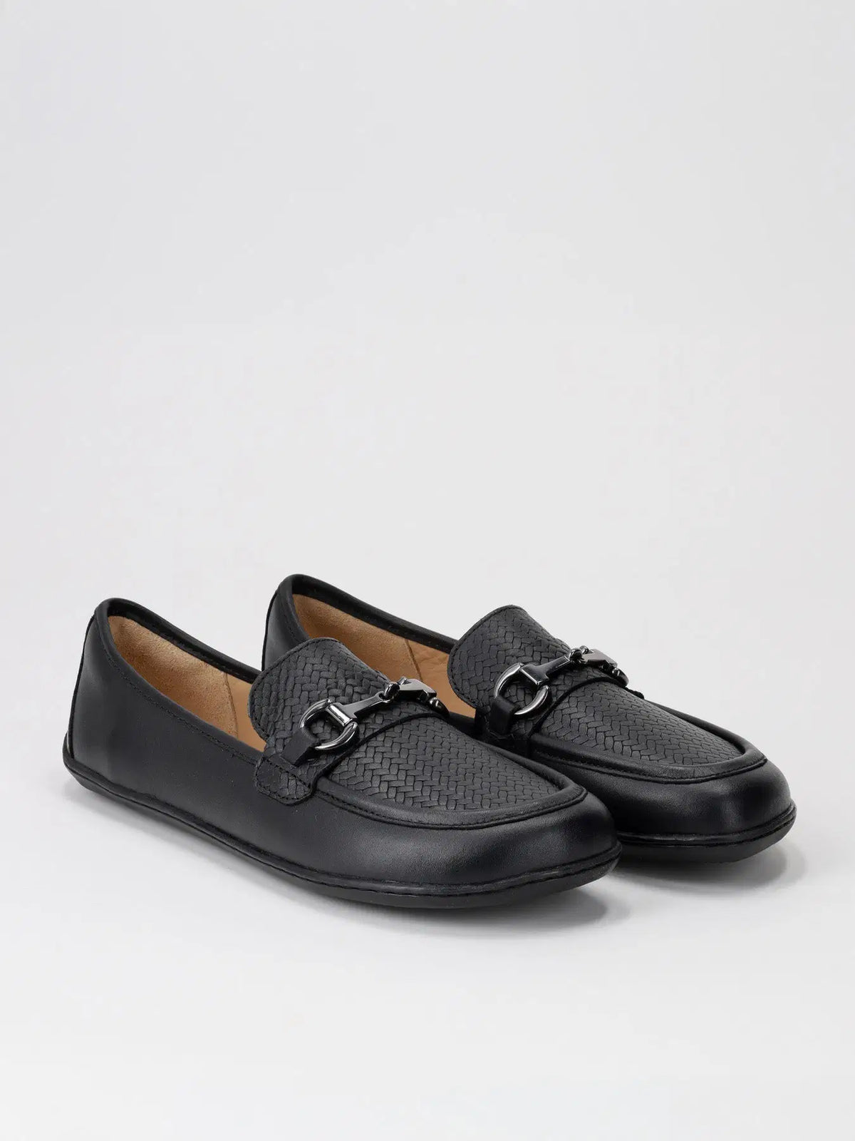 Barefoot Moccasins Be Lenka Divella - Black & Gunmetal - BarefootHub - UK Barefoot Shoes
