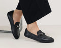 Barefoot Moccasins Be Lenka Divella - Black & Gunmetal - BarefootHub - UK Barefoot Shoes