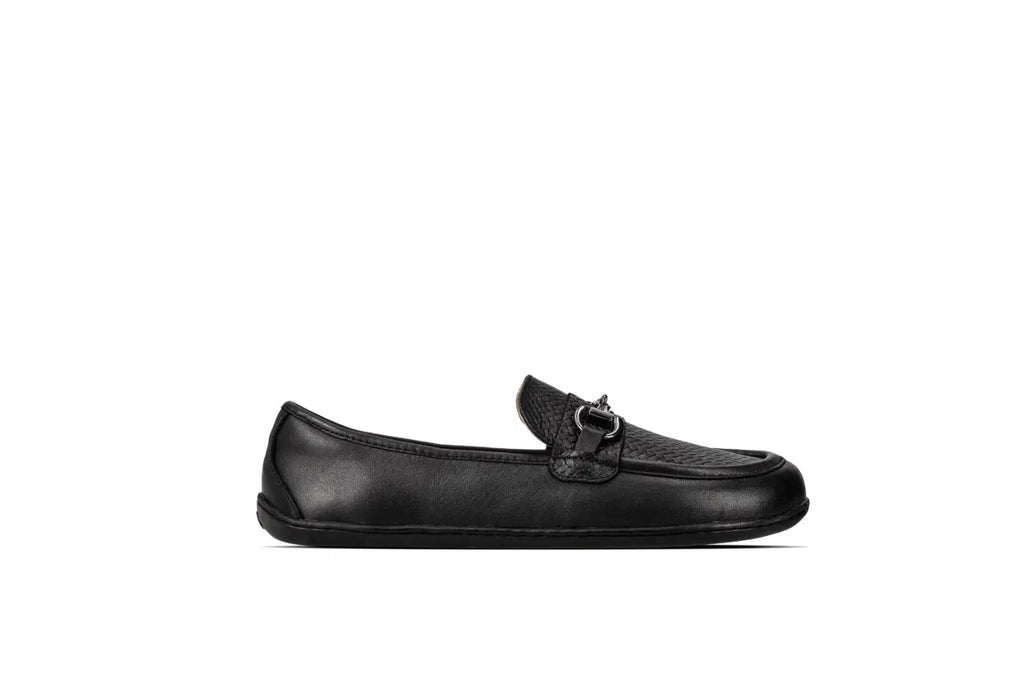Barefoot Moccasins Be Lenka Divella - Black & Gunmetal - BarefootHub - UK Barefoot Shoes