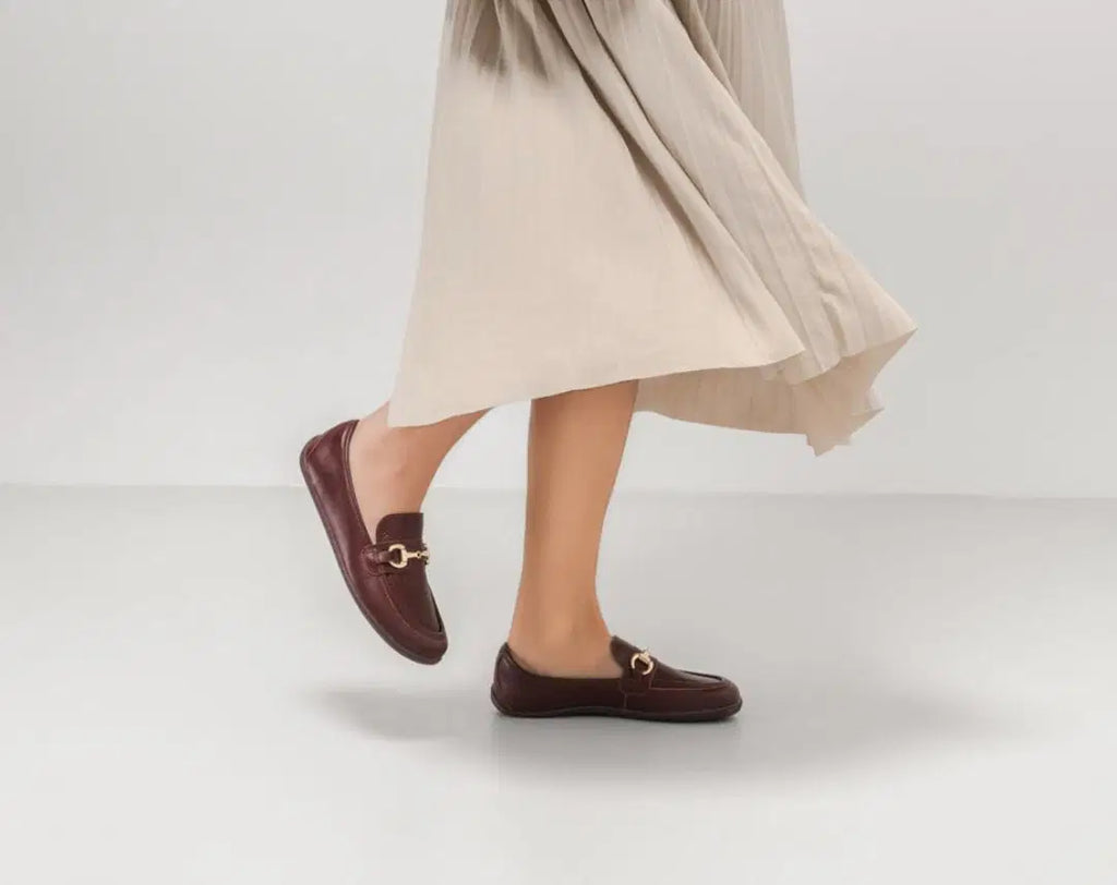 Barefoot Moccasins Be Lenka Divella - Burgundy - BarefootHub - UK Barefoot Shoes