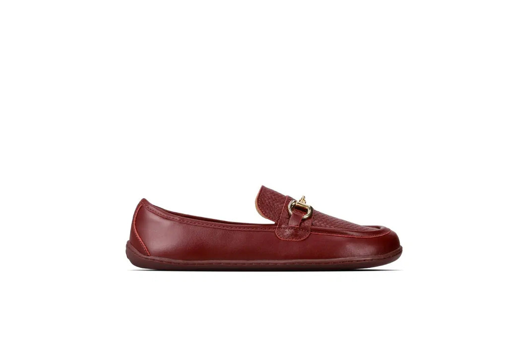 Barefoot Moccasins Be Lenka Divella - Burgundy - BarefootHub - UK Barefoot Shoes