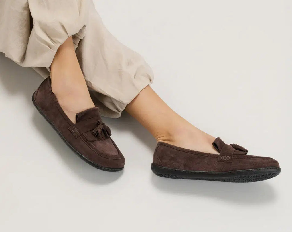 Barefoot Moccasins Be Lenka Fiorela - Chocolate - BarefootHub - UK Barefoot Shoes