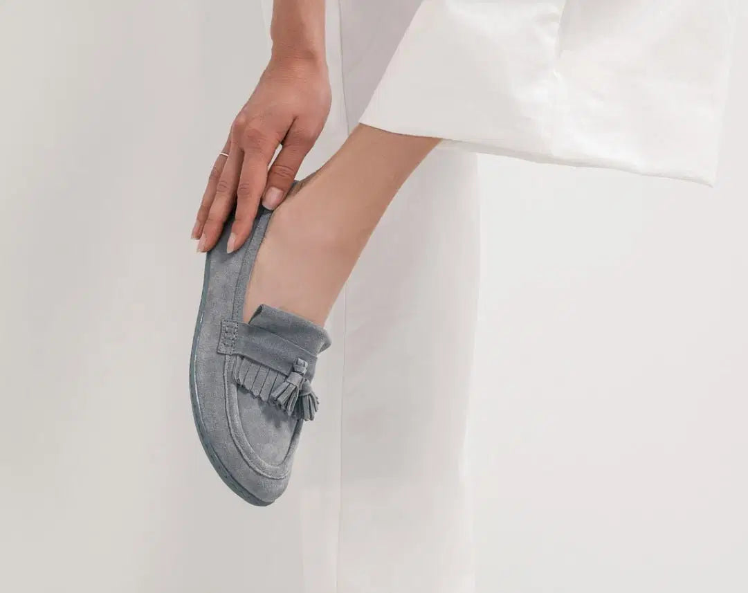 Barefoot Moccasins Be Lenka Fiorela - Grey - BarefootHub - UK Barefoot Shoes