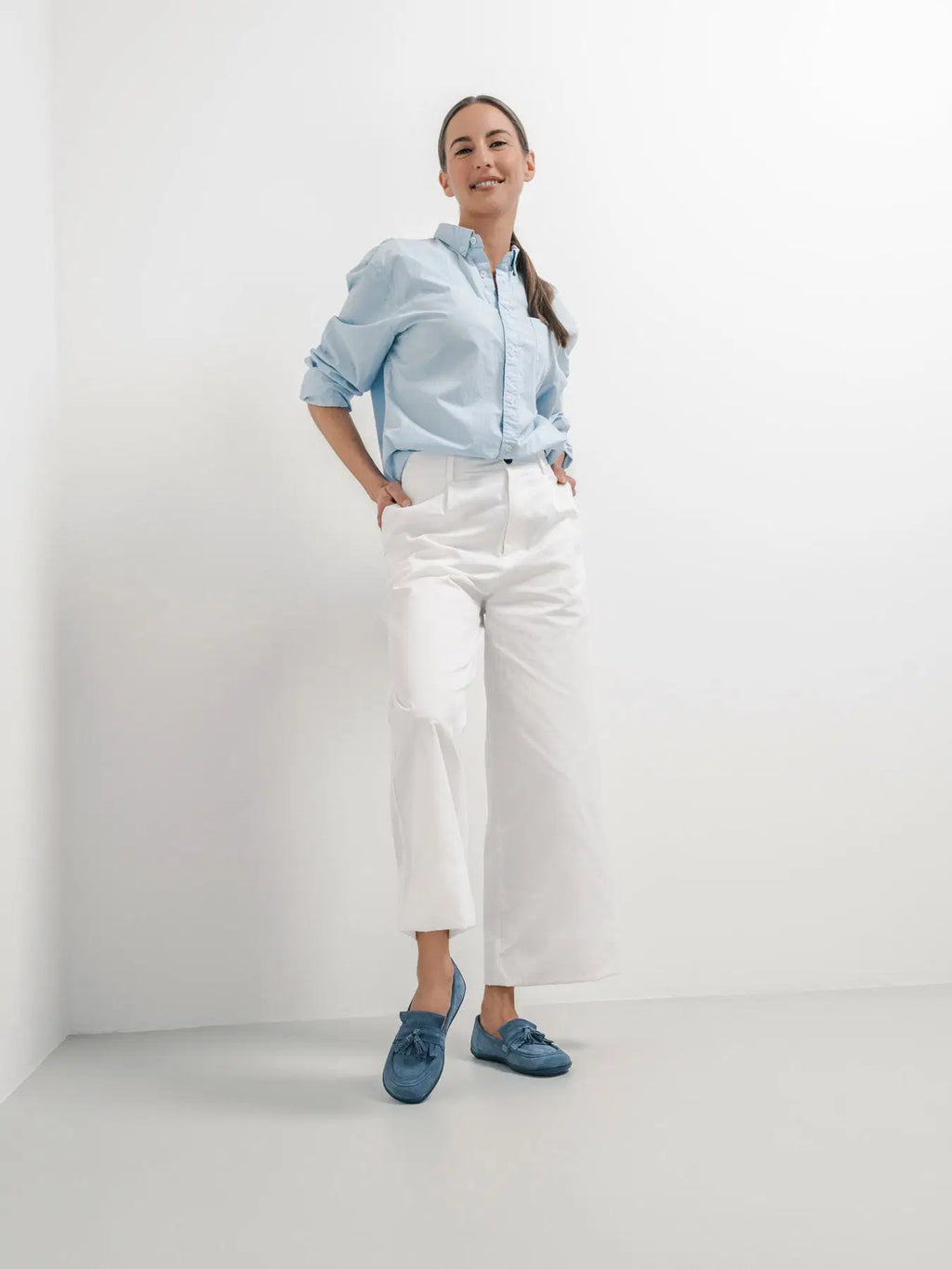 Barefoot Moccasins Be Lenka Fiorela - Soft Blue - BarefootHub - UK Barefoot Shoes