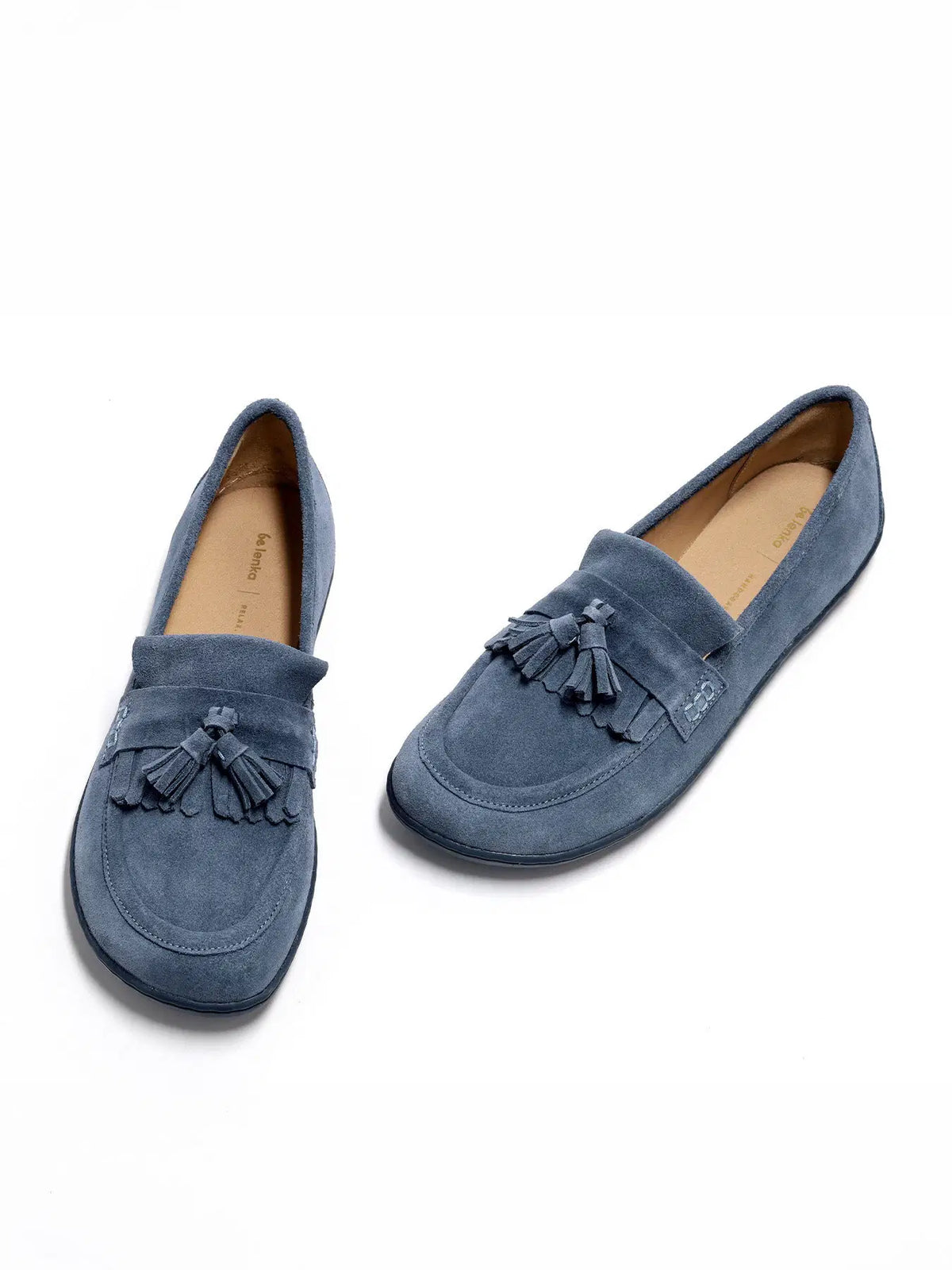Barefoot Moccasins Be Lenka Fiorela - Soft Blue - BarefootHub - UK Barefoot Shoes