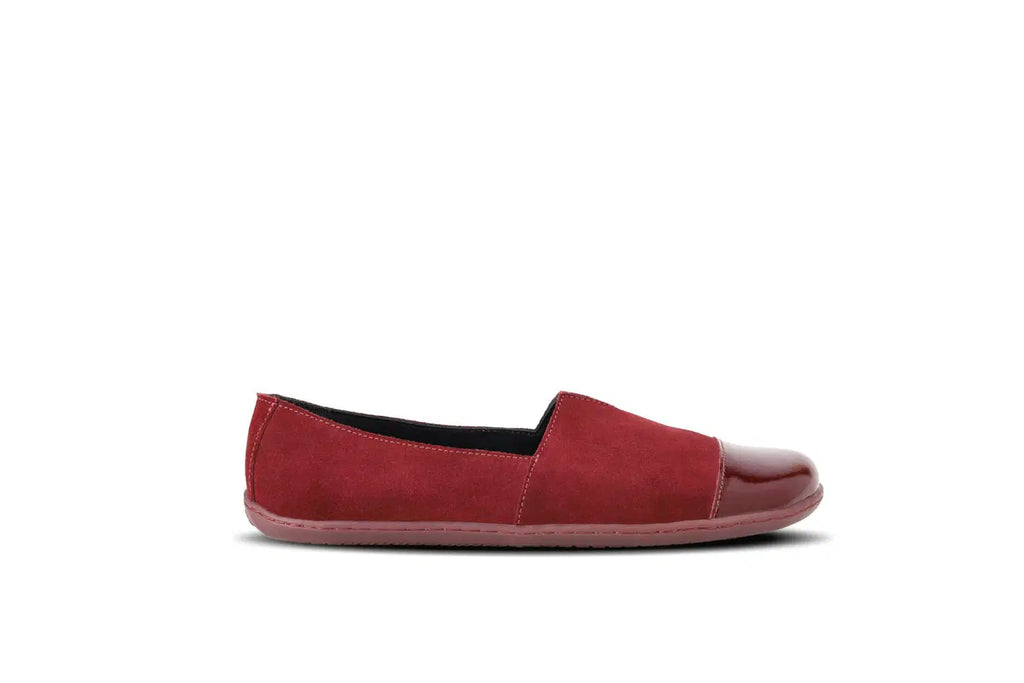 Barefoot Moccasins Be Lenka Rosaluna - Burgundy - BarefootHub - UK Barefoot Shoes