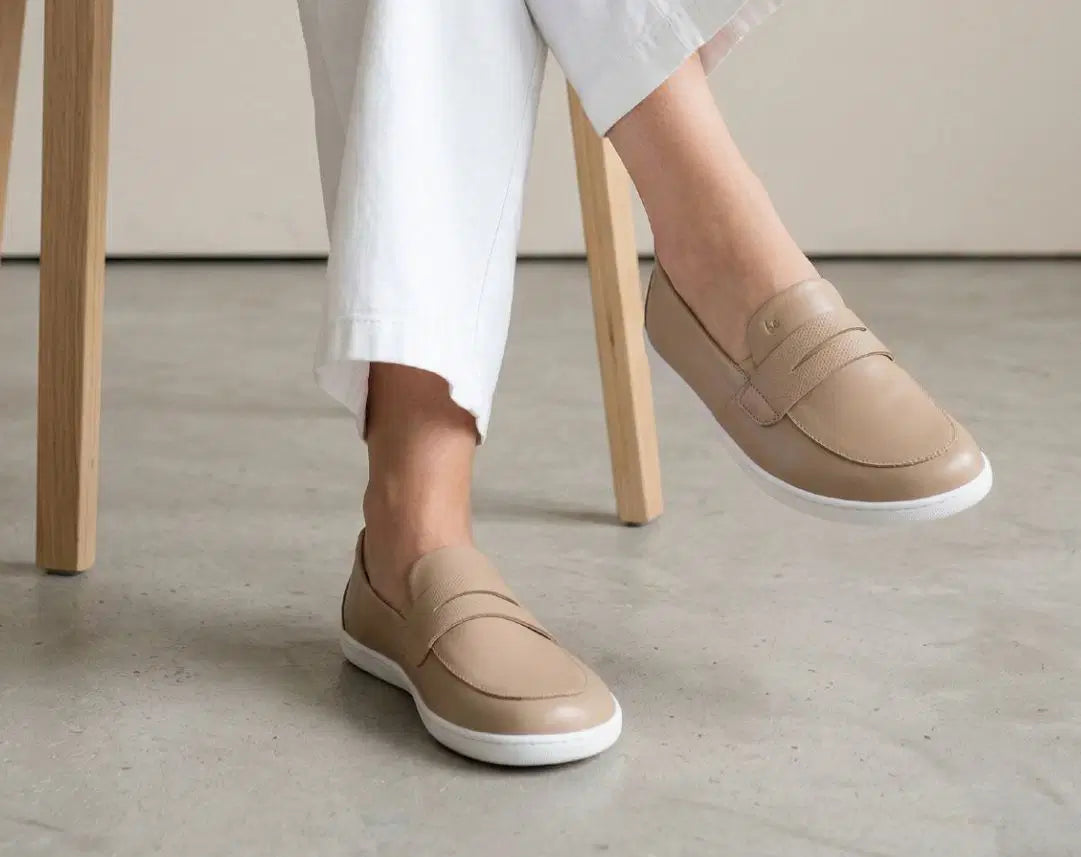 Barefoot Moccasins Be Lenka Buena - Latte Brown