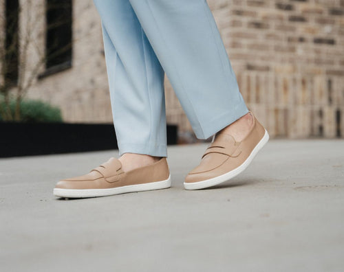 Barefoot Moccasins Be Lenka Buena - Latte Brown